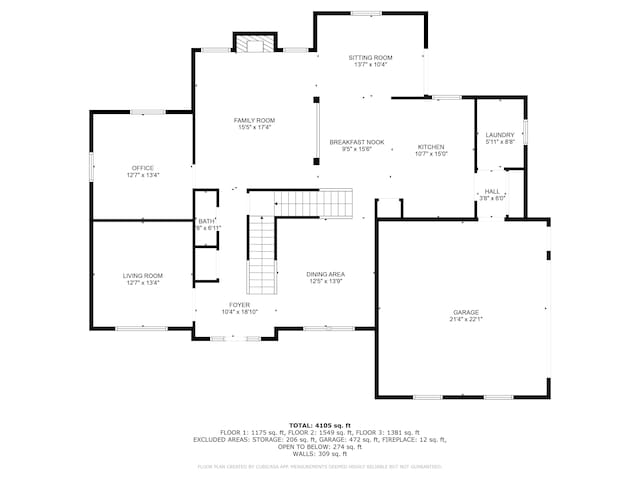 603 Washington Xing, East Stroudsburg, PA 18301 - view of home floor plan
