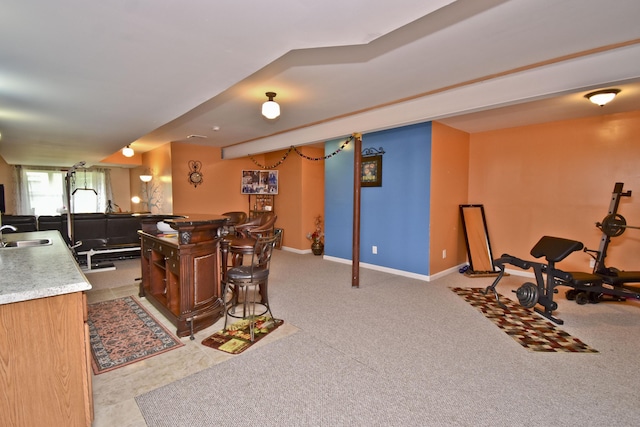 603 Washington Xing, East Stroudsburg, PA 18301 - kitchen featuring a sink and light countertops