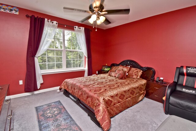 603 Washington Xing, East Stroudsburg, PA 18301 - bedroom with carpet and a ceiling fan
