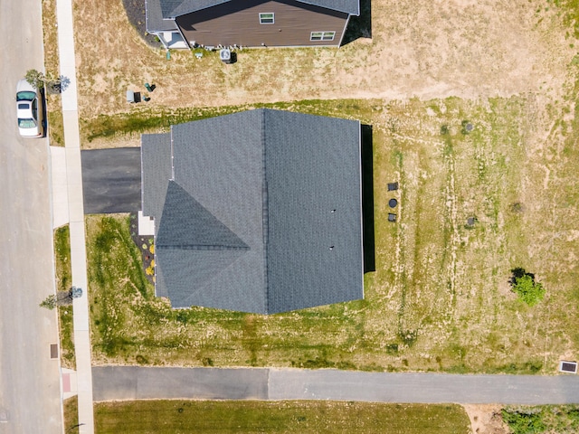 view from above of property