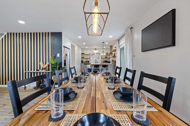 130 Sweet Briar Rd, Pocono Pines, PA 18350 - dining area with recessed lighting and wood finished floors