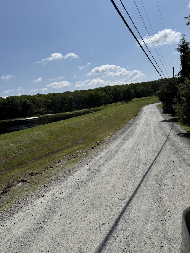 SKYVIEWLAKE Redwood Dr, Greentown, PA 18426 - view of street with a water view and a view of trees