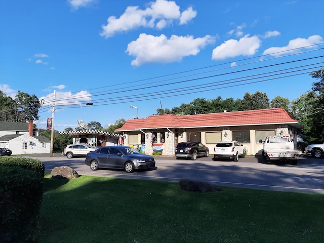 view of parking