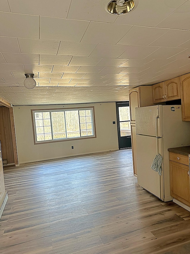 interior space featuring light wood-style flooring