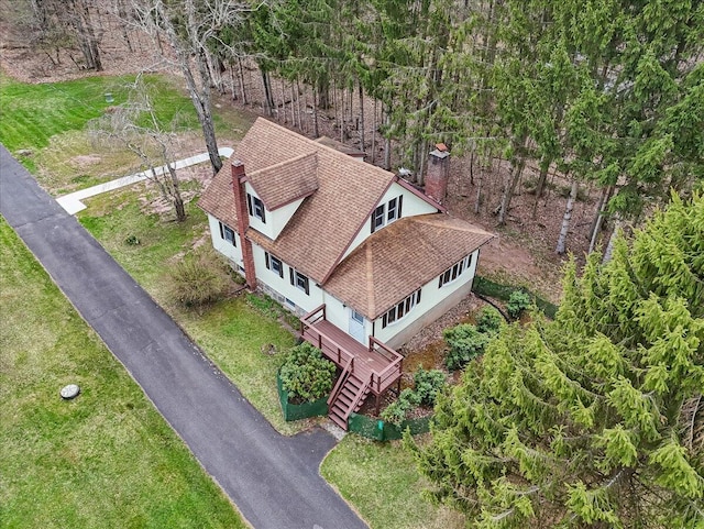 253 Thomas Rd, Blakeslee, PA 18610 - view from above of property