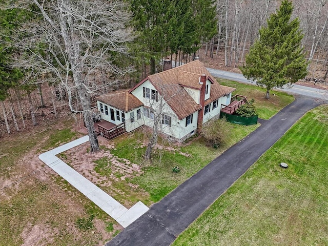 253 Thomas Rd, Blakeslee, PA 18610 - view from above of property