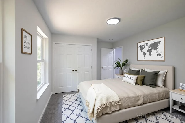 4105 Arbutus Dr Unit 1200, Tobyhanna, PA 18466 - carpeted bedroom featuring baseboards and a closet