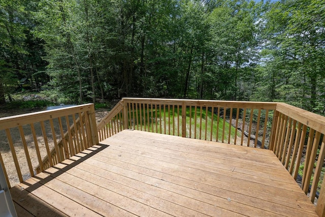 4105 Arbutus Dr Unit 1200, Tobyhanna, PA 18466 - view of wooden deck