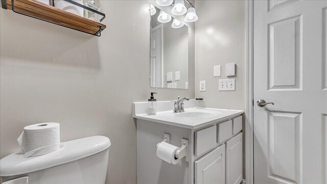 186 Brier Crest Rd, Blakeslee, PA 18610 - bathroom featuring toilet and vanity