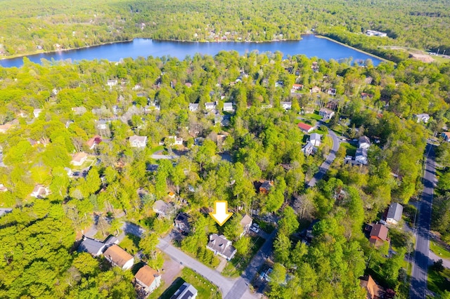 6435 Marvin Gdns, Tobyhanna, PA 18466 - drone / aerial view of a forest and a large body of water