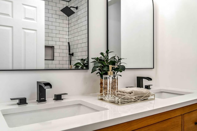 19 Mckinley Ln, Albrightsville, PA 18210 - bathroom with tiled shower and double vanity