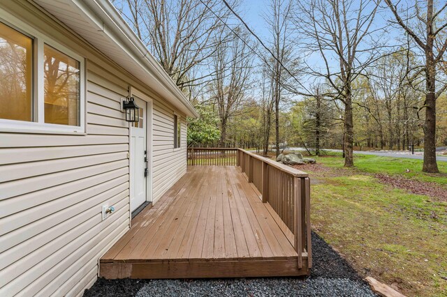19 Mckinley Ln, Albrightsville, PA 18210 - view of deck