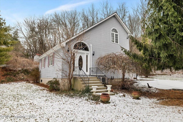 view of front of property