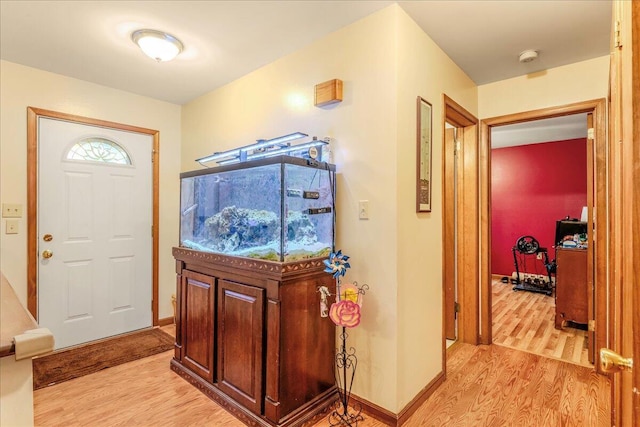 225 Northpark Dr W, East Stroudsburg, PA 18302 - entrance foyer with light wood-style floors and baseboards