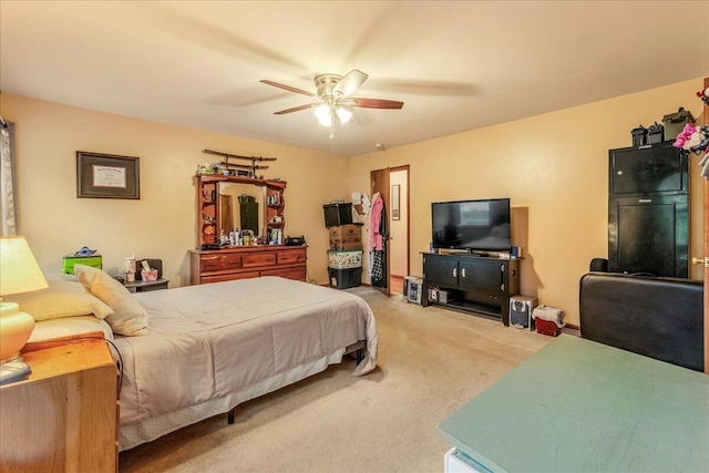 225 Northpark Dr W, East Stroudsburg, PA 18302 - bedroom featuring light colored carpet and ceiling fan