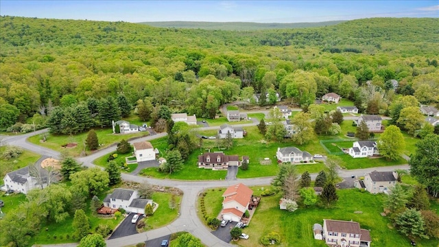 225 Northpark Dr W, East Stroudsburg, PA 18302 - aerial overview of property's location with a forest and nearby suburban area