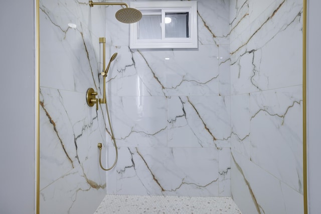 1005 Country Place Dr, Coolbaugh Township, PA 18466 - full bathroom featuring a marble finish shower