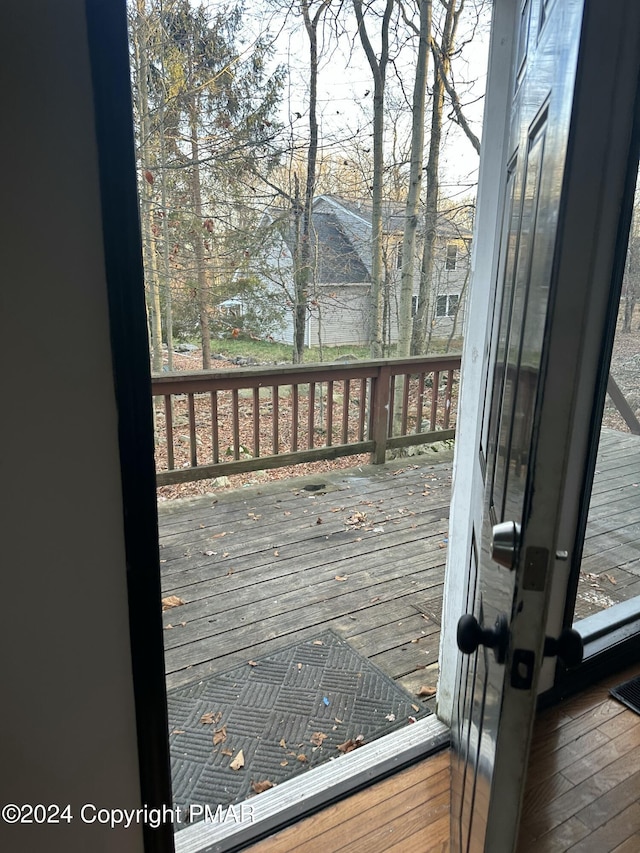 view of deck