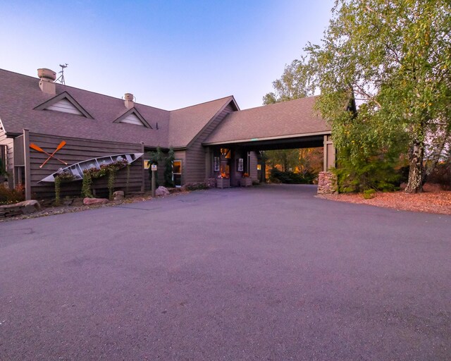 355 Windy Bush Rd, Pocono Pines, PA 18350 - view of front of house featuring driveway