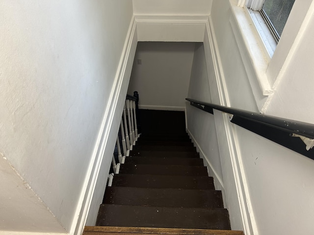 22 Quay Ave, Mount Pocono, PA 18344 - stairs with wood finished floors