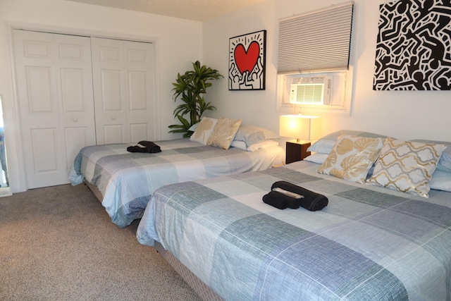 5306 Ledgewood Dr, Tobyhanna, PA 18466 - carpeted bedroom featuring cooling unit and a closet
