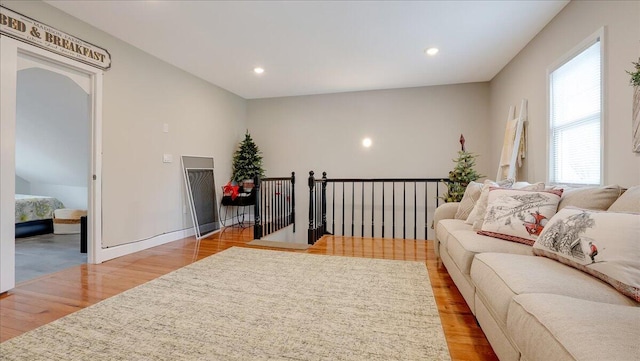 106 Silver Ln, Cresco, PA 18326 - living room with wood finished floors and recessed lighting