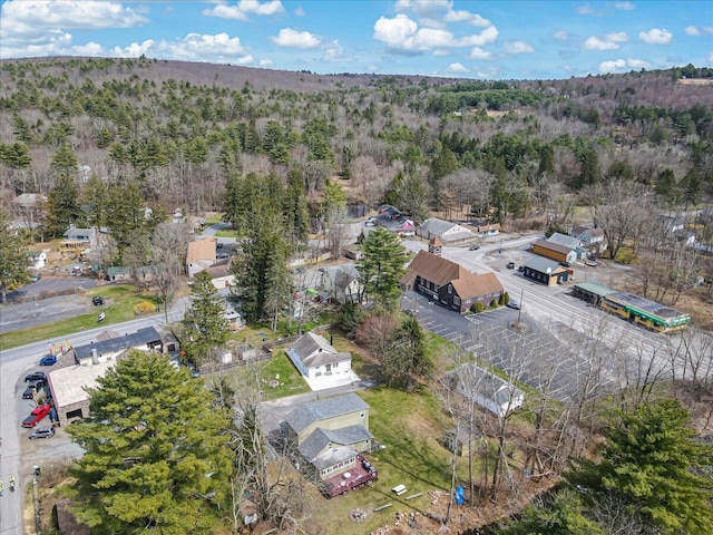 106 Silver Ln, Cresco, PA 18326 - aerial perspective of suburban area with a forest