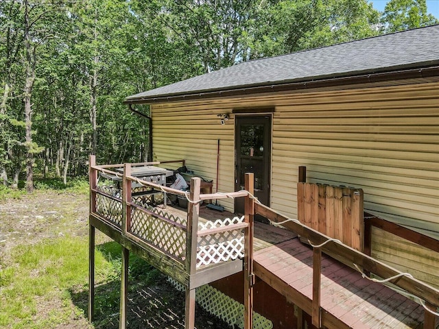 446 Dew Drop Dr, Jim Thorpe, PA 18229 - view of wooden terrace