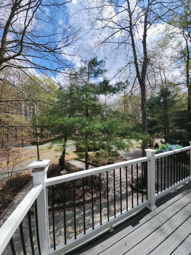 419 Quaker Ct, Pocono Lake, PA 18347 - view of deck