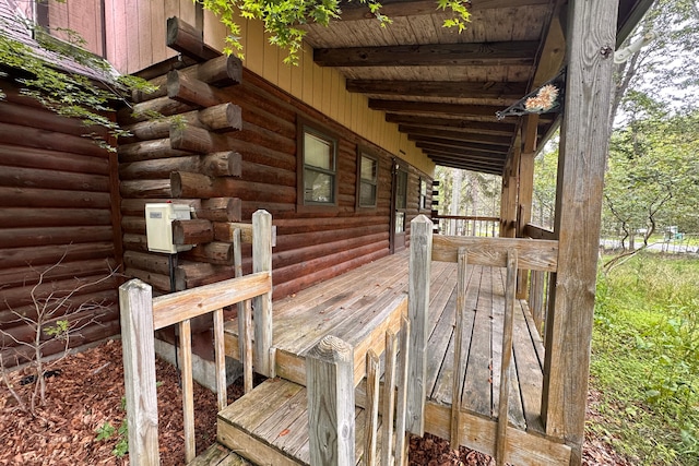 9416 Juniper Dr, Tobyhanna, PA 18466 - view of deck