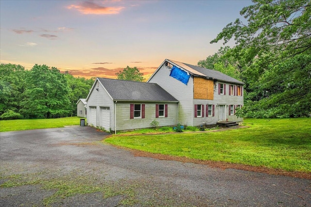 188 Cress Dr, Saylorsburg, PA 18353 - view of front of property with an attached garage, driveway, and a front lawn