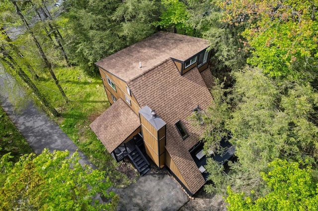 483 Alter Ave, Pocono Summit, PA 18346 - aerial view of property and surrounding area