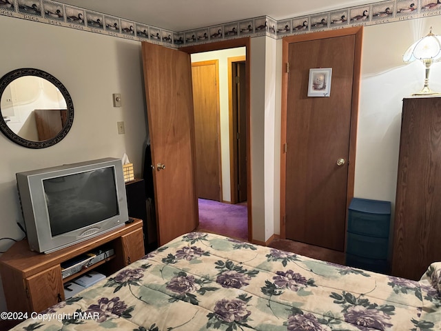 bedroom featuring carpet floors