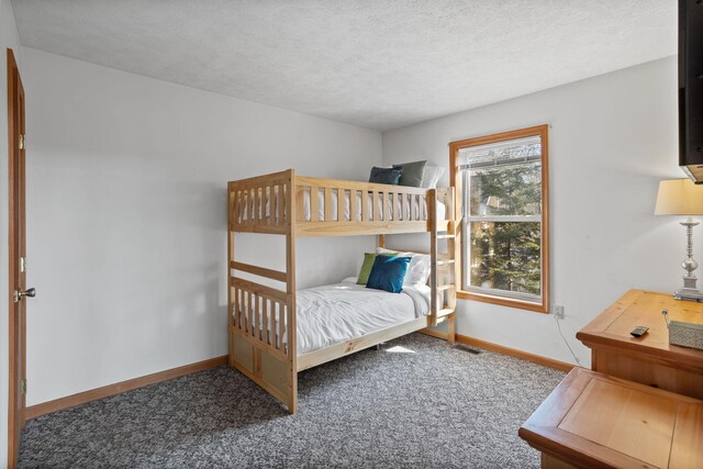 225 N Arrow Dr, Pocono Lake, PA 18347 - bedroom featuring carpet flooring and a textured ceiling