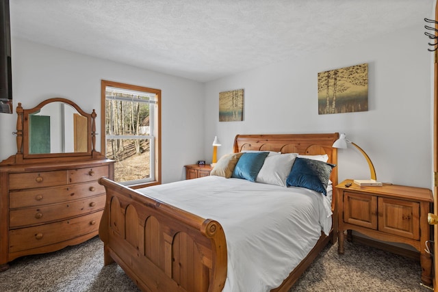 225 N Arrow Dr, Pocono Lake, PA 18347 - carpeted bedroom featuring a textured ceiling