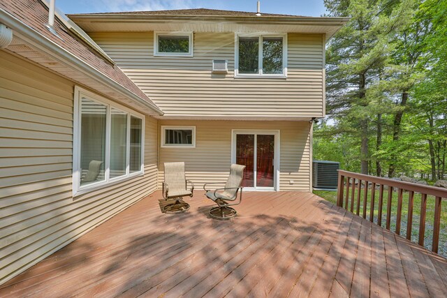 205 Osprey Way E, Stroudsburg, PA 18302 - deck with central AC