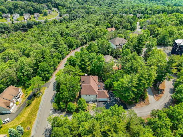 205 Osprey Way E, Stroudsburg, PA 18302 - aerial view of residential area with a heavily wooded area
