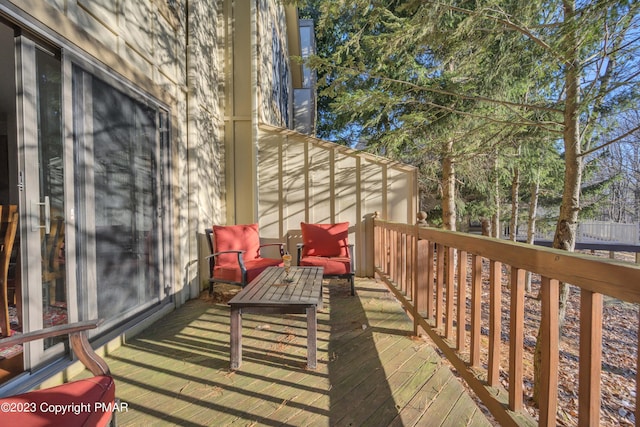 view of deck