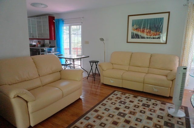 6251 Decker Rd, Bushkill, PA 18324 - living room featuring wood finished floors