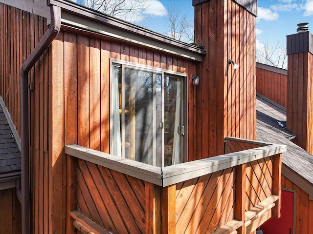 view of property exterior featuring board and batten siding