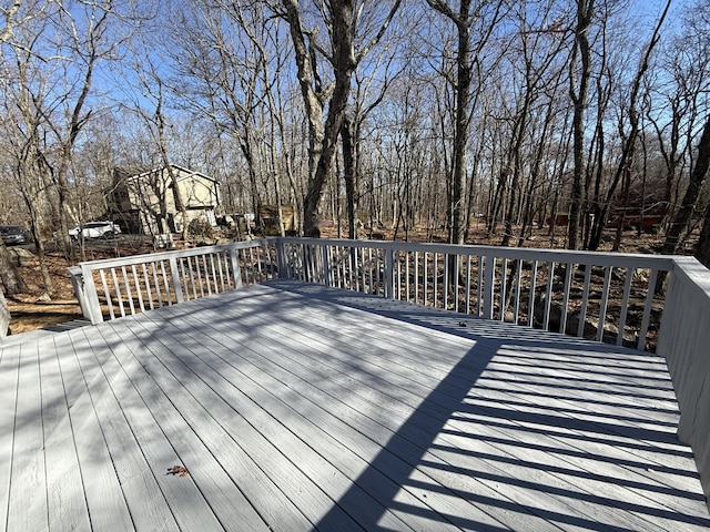 248 Seneca Dr, Milford, PA 18337 - view of wooden deck