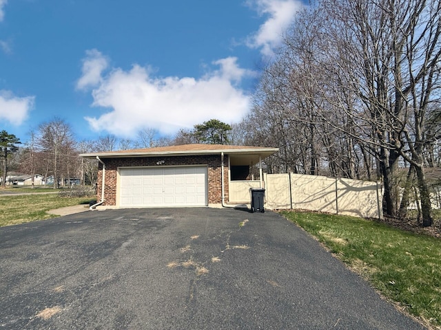 104 Sunset Dr, Mount Pocono, PA 18344 - exterior space with fence and aphalt driveway