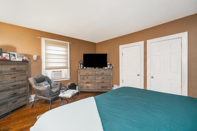 437 Lafayette Ave, Palmerton, PA 18071 - bedroom featuring cooling unit and wood finished floors