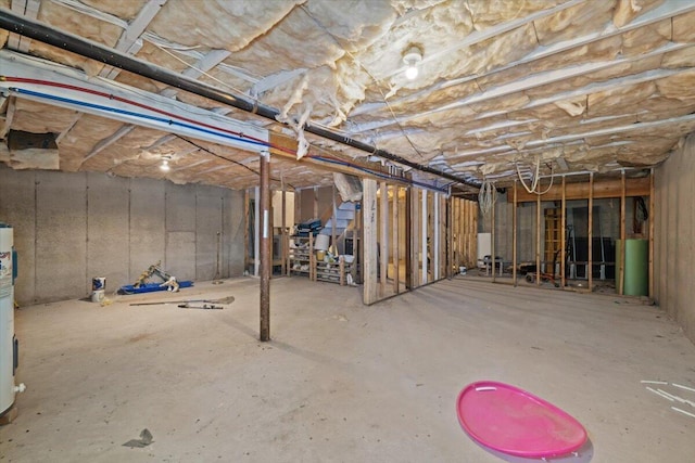 1232 Redwood Ter, Pocono Pines, PA 18350 - unfinished below grade area with water heater