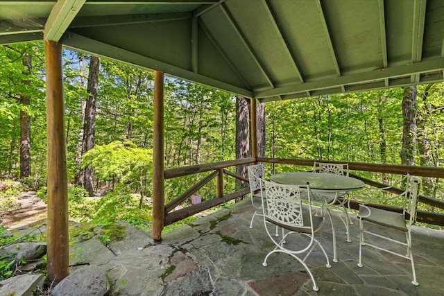 1341 Beaver Valley Rd, Stroudsburg, PA 18360 - view of patio / terrace featuring outdoor dining area
