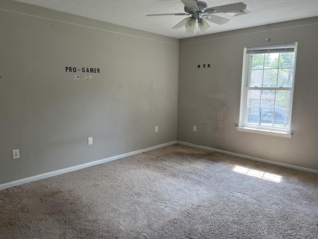 1209 Fern Dr, Pocono Summit, PA 18346 - unfurnished room featuring carpet flooring and a ceiling fan