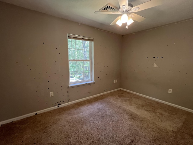 1209 Fern Dr, Pocono Summit, PA 18346 - unfurnished room featuring carpet and ceiling fan
