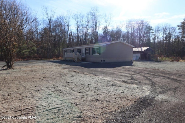 view of manufactured / mobile home