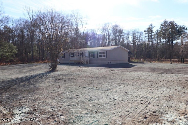 view of manufactured / mobile home