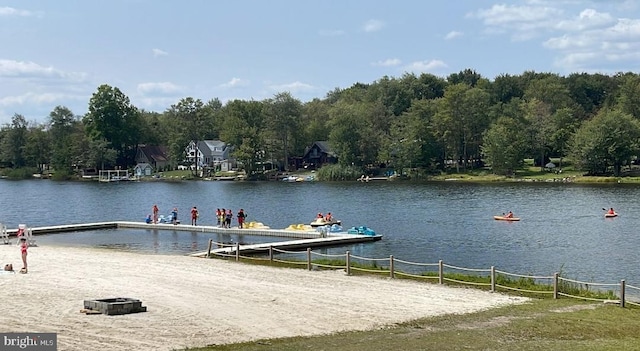 8540 Hillcrest Dr, Tobyhanna, PA 18466 - dock featuring a water view